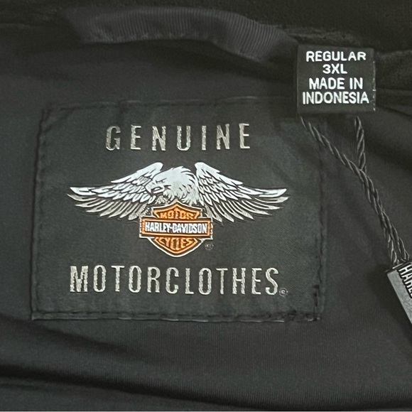 Harley Davidson Cross Roads II Willie G Skull Fleece Jacket - Picture 9 of 15